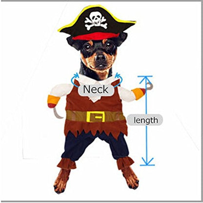 Costume per Gatti Pirate