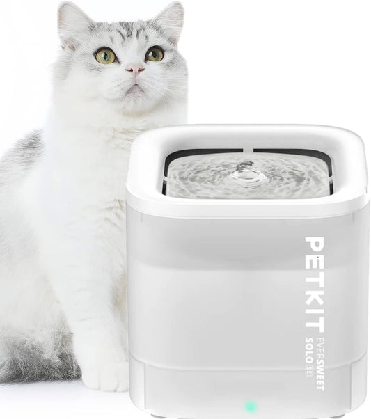 Cat Fountain, Wireless Fountain with LED Lights