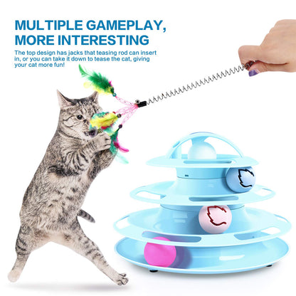 Cat Toys, with Catnip and Play Wand